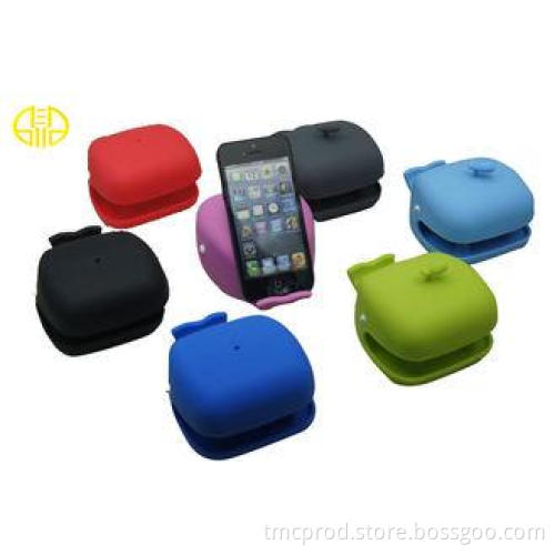 OEM Rubber amplifier Silicone Horn Speaker phone stand With
